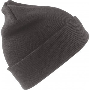 GORRO EM MALHA C/ DOBRA CINZA RC029X